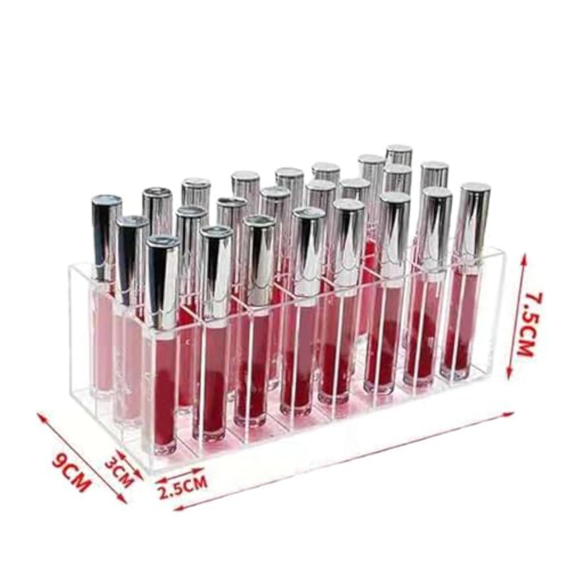 24 Slot Acrylic Lipstick Organizer